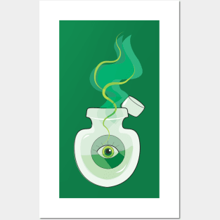 Magical Green Eye Posters and Art